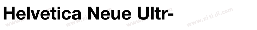 Helvetica Neue Ultr字体转换 Helvetica Neue Ultr字体转换